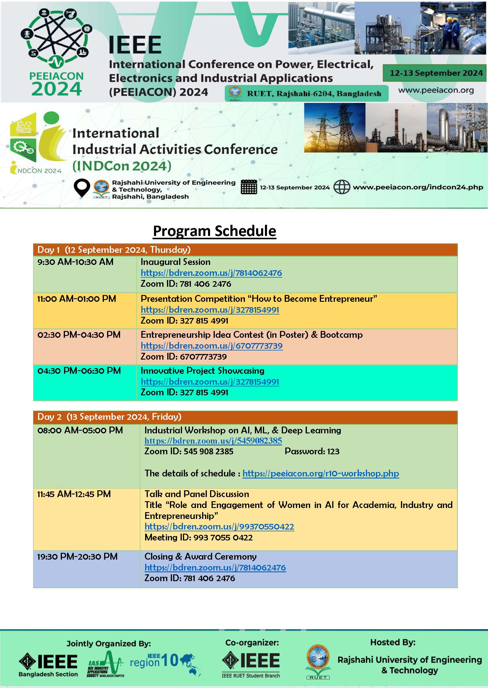 PEEIACON 2024 Rescheduled Notice